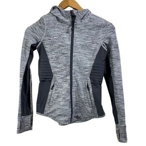 Ivivva Best Self Heathered Gray Jacket Size 10 Color Gray